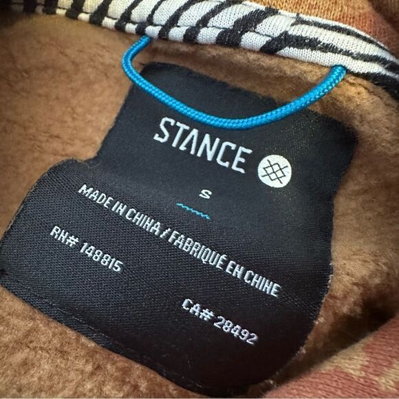 Stance The Pullover Hoodie Sweatshirt graphic abstract print Men’s small - Picture 6 of 7